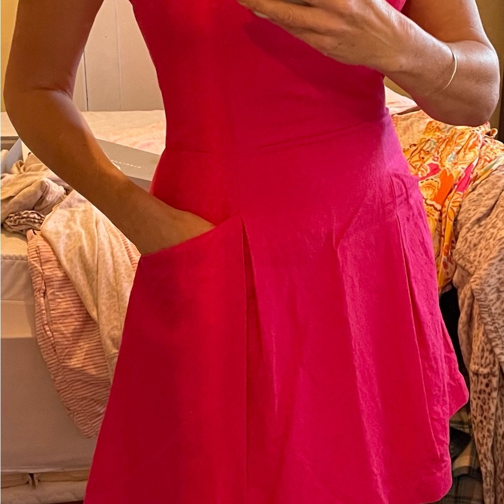 Lilly Pulitzer One Shoulder Pink Dress